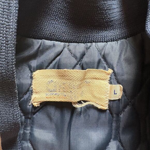 Vintage 1990s University Of Michigan Chalk Line Satin Bomber Jacket Men’s Large - Picture 6 of 6